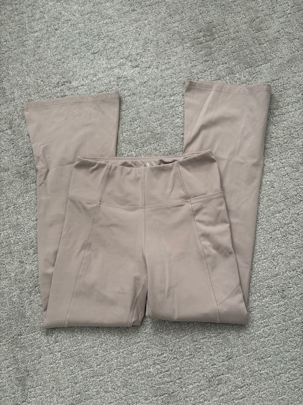 Avia Taupe High-Waist Performance Leggings